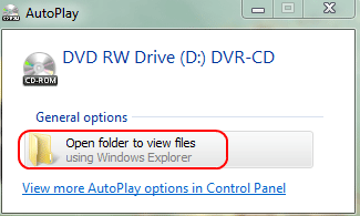 Optical Drive AutoPlay